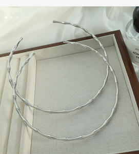 Kerah manset kalung dapat diatur perhiasan baja tahan karat kalung Choker Bambu kerah serviks - Product Image 6