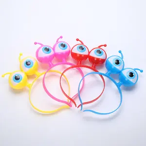 Hot sell Halloween ball party cute and funny flashing LED eye headband