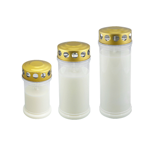 Velas Votivas Funerarias Tradicionales Pequeñas Blancas/Rojas sin Aroma de Larga Duración Impresas Personalizadas - Product Image 5