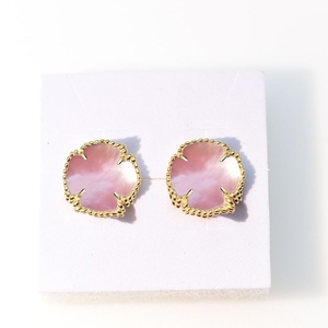 Clip à pince trèfle à quatre feuilles de haute qualité, plaqué or 18 carats, idéal comme cadeau pour sa petite amie. - Product Image 3