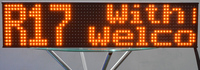 Bus LED Destination Signes LCD Signalisation numérique Bus Voiture Route Écran affiche Panneaux