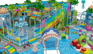 สนามเด็กเล่นในร่มขนาดใหญ่ปลอดภัยและทนทานอุปกรณ์เล่นเกมในร่มที่ผ่านการรับรอง CE - Product Image 5