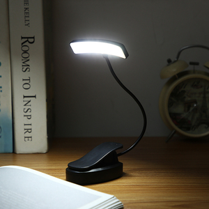 Lámpara <span class=keywords><strong>LED</strong></span> de escritorio con 3 modos de sujeción para el cuidado de los ojos, luz de lectura recargable por <span class=keywords><strong>USB</strong></span>, cuello de cisne Flexible de 360 grados, luz de mesa nocturna para cama - Product Image 3