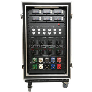 Hecho en China 400a Camlock entrada y salida 30 vías eléctrico impermeable Socapex etapa 3 fase Power Distro caja de distribución - Product Image 6