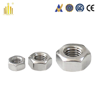 Écrous hexagonaux polis SS304 A2-70 conformes aux normes ASME B18.2.2 et ANSI B18.2.2, ASME B18.6.3 # 4- # 12 1/4-7/8 pouces pour les secteurs de la santé, de l'exploitation minière et du traitement de l'eau