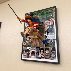 21*30CM un pezzo Luffy Sabo asso Anime <span class=keywords><strong>Figure</strong></span> Art Poster di arte murale Poster retrò Poster decorativi per la casa - Product Image 1