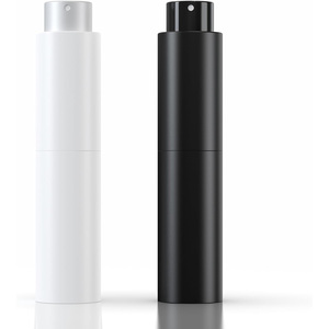20ml Twist Aluminum Refillable Travel <b>Perfume</b> <b>Atomizer</b> Bottle Pump Sprayer Glass Vials for Essential Oil Toothpaste (5ml-30ml) - Product Image 1