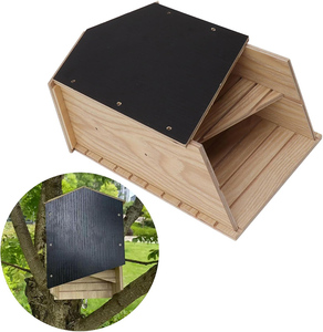Nichoir en bois pour oiseaux sauvages - Habitat pour oiseaux mobile et écologique LONGGAO LG-BL26002 - Product Image 1