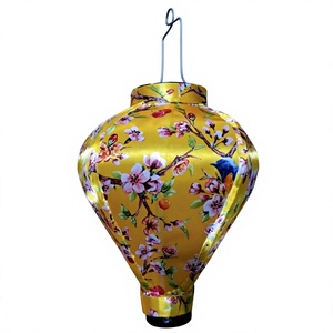 Vietnam Artisan Bamboo Silk Lantern Handmade Material for Festival Decoration Hanging <b>Ornament</b> Lighting Use - Product Image 1