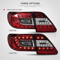 Feux arrière gauche et droit pour Corolla 2011-2013 berline, 2 pièces, feux arrière LED fumés, remplacement direct, ajustement OE, pièces automobiles