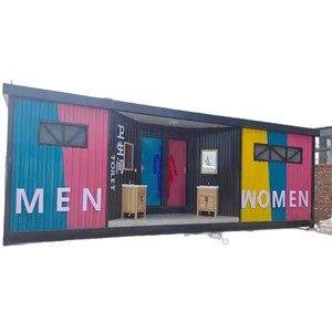 Toilettes portables en panneaux sandwich, design moderne, durables pour une utilisation en extérieur - Product Image 2
