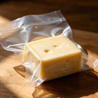 Op maat gemaakte vacuümsealzakken met hoge barrière, food grade, geschikt voor sous-vide, BPA-vrij, voor pizza, kant-en-klare maaltijden, transparante, luchtdichte opbergzakken