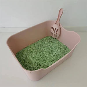 Caja de Arena para Gatos Autolimpiable, de Gran Espacio, <span class=keywords><strong>Bandeja</strong></span> de Arena para Mascotas, Plástico Cuadrado, Fabricación Directa de Fábrica - Product Image 4