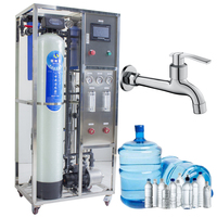 Nouveau système hydroponique à osmose inverse 500L/H 3200gpd pour usine d'eau pure en bouteille avec machine de traitement de contrôle pour les entreprises
