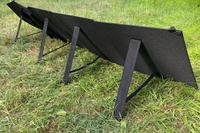 Panel Surya Lipat Portabel PERC All Black 100W untuk Luar Ruangan 528x350x45mm
