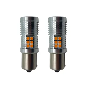 Autodragons kuyruk fren lambası 1157 P21/5W BAY15D ekonomi eko 3030 LED Canbus 1500Lm 1156 BAU15S S25 T20 3156 dönüş sinyali Amber kırmızı