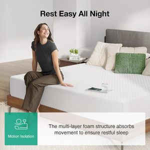 <span class=keywords><strong>Matelas</strong></span> King Size, <span class=keywords><strong>Matelas</strong></span> en mousse à mémoire de forme King pour un soutien équilibré et un soulagement de la pression, Confort rafraîchissant pour une réflexion nocturne optimale - Product Image 5