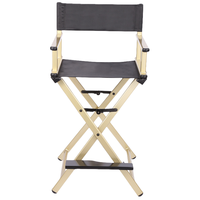 Chaise de maquillage pliante portable moderne avec cadre en aluminium Chaise de metteur en scène en métal pour activités de plein air, parcs Chaise de plage pliable