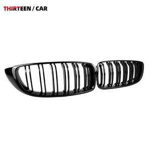 <span class=keywords><strong>4</strong></span> <span class=keywords><strong>serie</strong></span> F32 Coupe F33 convertibile F36 Gran coupé doppia stecca prereg in fibra di carbonio griglia anteriore 2014-2020 - Product Image 3