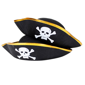 Cappello da Pirata Fayle Performance all'Ingrosso, Cappello da Capitano Scheletro per Feste, Unisex, Quattro Stagioni, Circonferenza Testa 56-58cm - Product Image 4