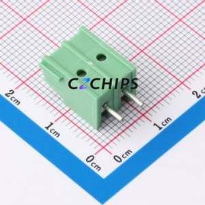 1935776 Screw Terminal Block Through hole Component (THT),P=5mm Connector ( Construction: 1x2P )( Pitch: 5mm )( Color: Green ) - Product Image 2