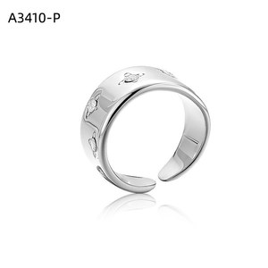 Anillo de Moda Amy Amy A3410, Anillo de Cóctel Chapado en Plata 925, Diseño de Constelación, Circonita Cúbica, para Uso Diario, Regalo - Product Image 1