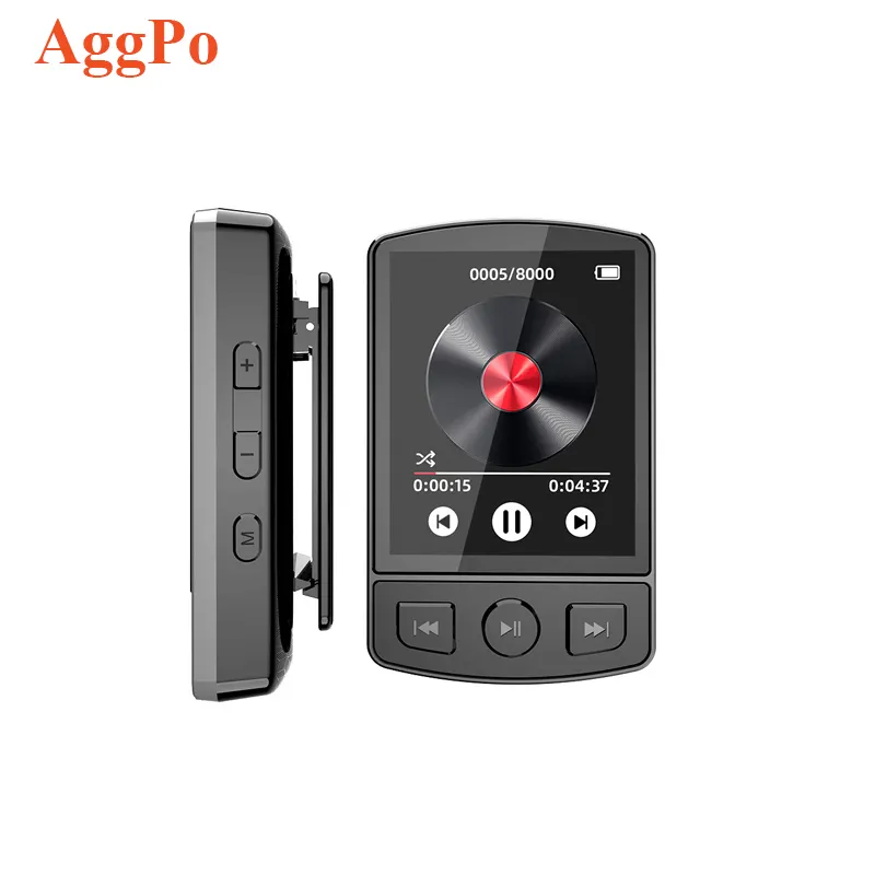 Clip Sport Go MP3-Player, 1,8 "großer Bildschirm Bluetooth Sportclip FM