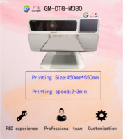 Nouvelle arrivée A2 A3 A4 directement sur le vêtement imprimante DTG à plat Machine d'impression de T-shirt avec têtes d'impression i3200