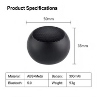 Haut-parleur portable sans fil personnalisé, promotionnel, économique, pour l'extérieur, petit, mini, coloré, en métal, Bocinas