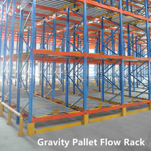 Tùy chỉnh trọng lực dòng chảy Pallet Con lăn Kệ hệ thống nhiệm vụ nặng nề Pallet dòng chảy giá - Product Image 4