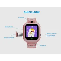 Montre connectée pour enfant avec carte SIM 4G 2025, WIFI, GPS, suivi, chat vocal, appel vidéo, moniteur, garçons, filles, enfants, portable, IP67, tactile