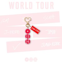 KPOP Idol Bangtan Boys 2026 World Tour ARIRANG pour porte-clés photo numérique en acrylique rectangulaire dessin animé BTS