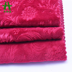 Vải Mulinsen Bán Chạy Emboss <span class=keywords><strong>Plain</strong></span> Dye Double Side Vải Siêu Mềm - Product Image 3