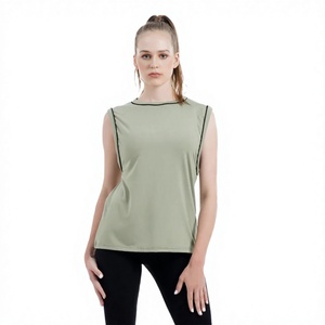Última Tendencia en Camisetas sin Mangas Básicas para Mujer, Ligeras, Informales, de Verano, Ropa de Moda, Proveedor de Fábrica al por Mayor - Product Image 1