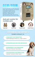 Estación de Lavado de Perros Totalmente Automatizada, Máquina Expendedora de Baño para Mascotas de Autoservicio las 24 Horas, Voltaje 110-220V, OEM