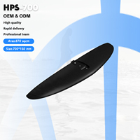 HPS700 Hydroptère Kitesurf Downwind Wingfoil Surf Hydroptère Pompe Wing Foil Ultra Léger Fibre de Carbone Mast Foil Water PVC