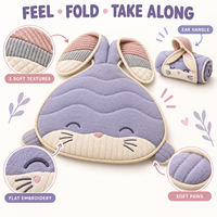Coussin de genoux lesté personnalisé de 5 lb, uni, à motifs de dessins animés, pour adultes souffrant d'anxiété - Vente en gros