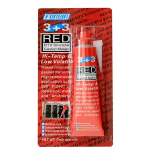 Mega Xám RTV Silicone Sealant Xi Lanh Đầu Gasket Maker 85G Bossil Teson ABR IABRDI 999 3Oz Nhiệt Độ Cao Cho Phụ Tùng Ô Tô