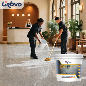 Vernice Epossidica per Pavimenti DP08 Senza Solventi Colore Sabbia Autolivellante Rivestimento per Pavimenti Garage Cantina in Resina Epossidica - Product Image 1