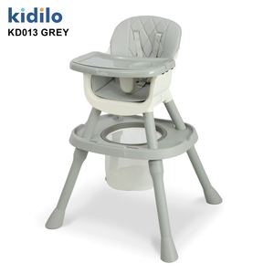 Silla Alta de Plástico 7 en 1 con Mesa de Lectura, Soporte para Teléfono, Plegable y Ecológica para Alimentación de Bebés, Estudio Infantil, Comedor y Sala de Estar - Product Image 4