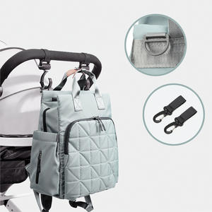 Sac à dos imperméable pour soins de mère et bébé, sac à dos de maman personnalisé à pois CN;FUJ 2022 nouvelle mode pour les voyages en plein air - Product Image 3