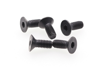 Vis hexagonale à coupelle plate en titane et acier inoxydable M3/M12 standard DIN Système métrique à tête fraisée noire haute résistance - Product Image 2