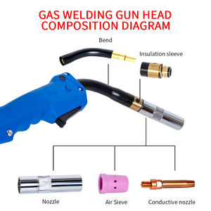 อุปกรณ์เสริมคุณภาพสูงของแท้จาก OTC/<span class=keywords><strong>Daihen</strong></span> สำหรับเครื่องเชื่อม MIG/MAG/CO2 รุ่น 500A หัวเชื่อม Wt-2000-Sd - Product Image 6