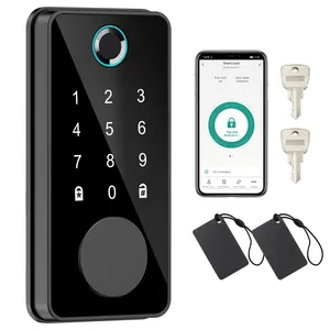Ce Approved Electronic Intelligence Smart lock Digital Keypad Door Lock with APP Code Door Lock for Bedroom