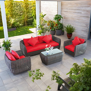 Traditional <strong>Sale</strong> Outdoor Artificial Rattan <strong>Furniture</strong> Indoor Sectional Sofa <strong>Garden</strong> <strong>Furniture</strong> Factory - Product Image 1