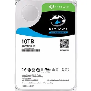 Nieuwe 10Tb Seagate ST10000VE0008 Skyhawk Ai Surveillance, Sata 3.5 "Hard Drive