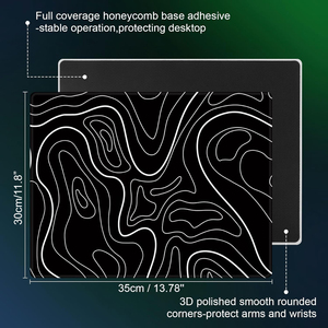 Xl kính cường lực Chuột chơi <span class=keywords><strong>game</strong></span> với đế cao su chống trượt theo dõi chính xác nhanh cho <span class=keywords><strong>game</strong></span> thủ văn phòng tại nhà - Product Image 2