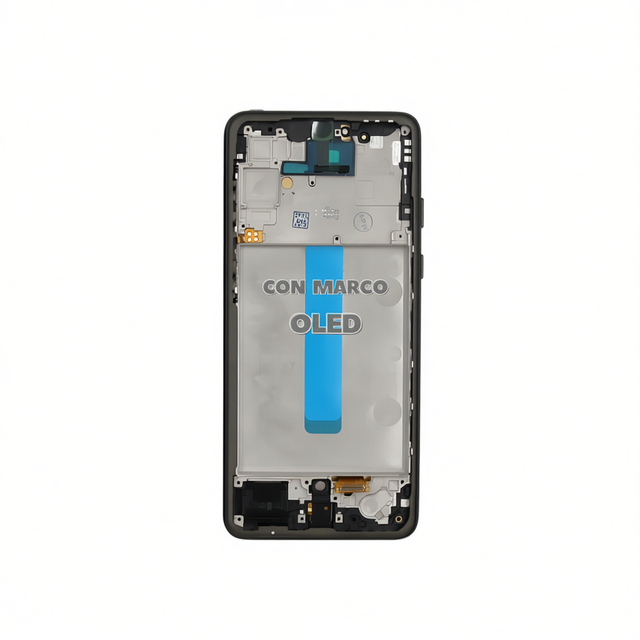 For A33 5G A336 OLED 6.5-inch Black Touch Screen with Frame Mobile Phone Screen Replacement