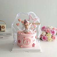 Décoration de gâteau X Hot Popcorn Angel Fairy Cute Lovely, décoration de pâtisserie, décoration de la maison, ornements