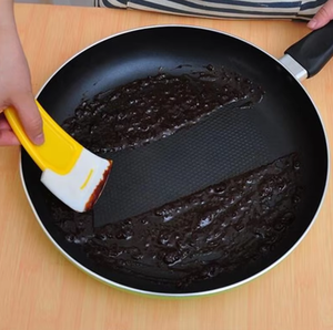 Accessoires spatule anti-taches pour nettoyer les casseroles sales, spatule en silicone antiadhésive pour nettoyer les casseroles, grattoir à huile, épandeur de <span class=keywords><strong>beurre</strong></span>, outil de cuisine - Product Image 6